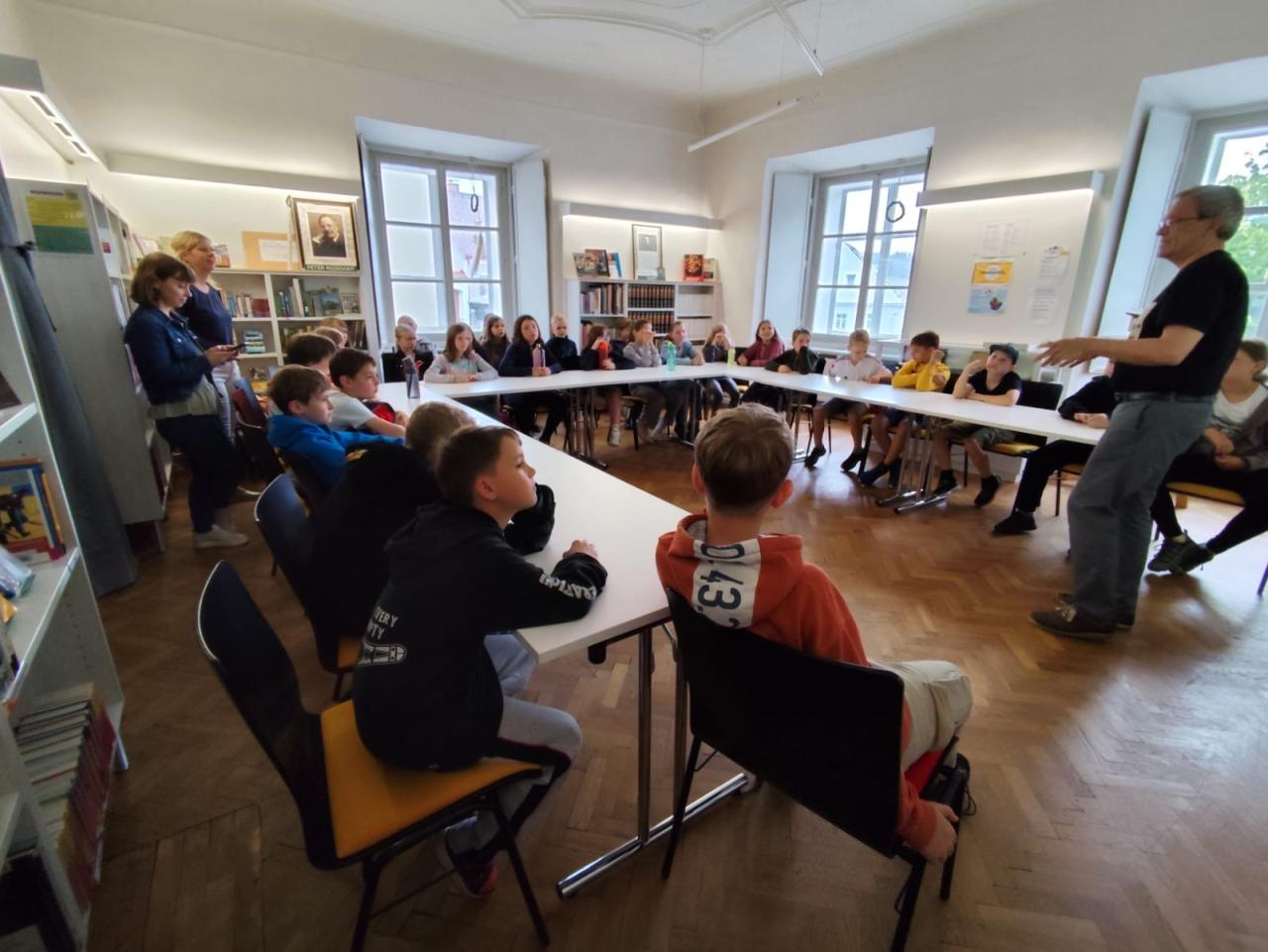 Hier ist ein Bild von einer Leseaktion.