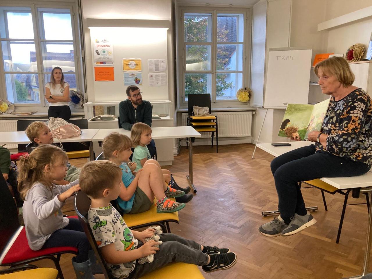Hier ist ein Bild von einer Leseaktion.